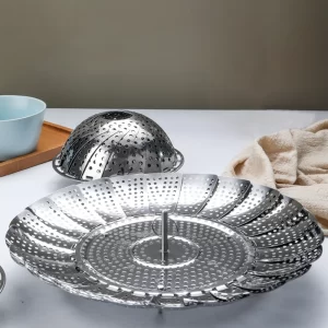 Stainless Steel Multifunction Folding Food Steamer Basket